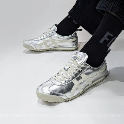 ONITSUKA TIGER MEXICO 66 SILVER OFF-WHITE