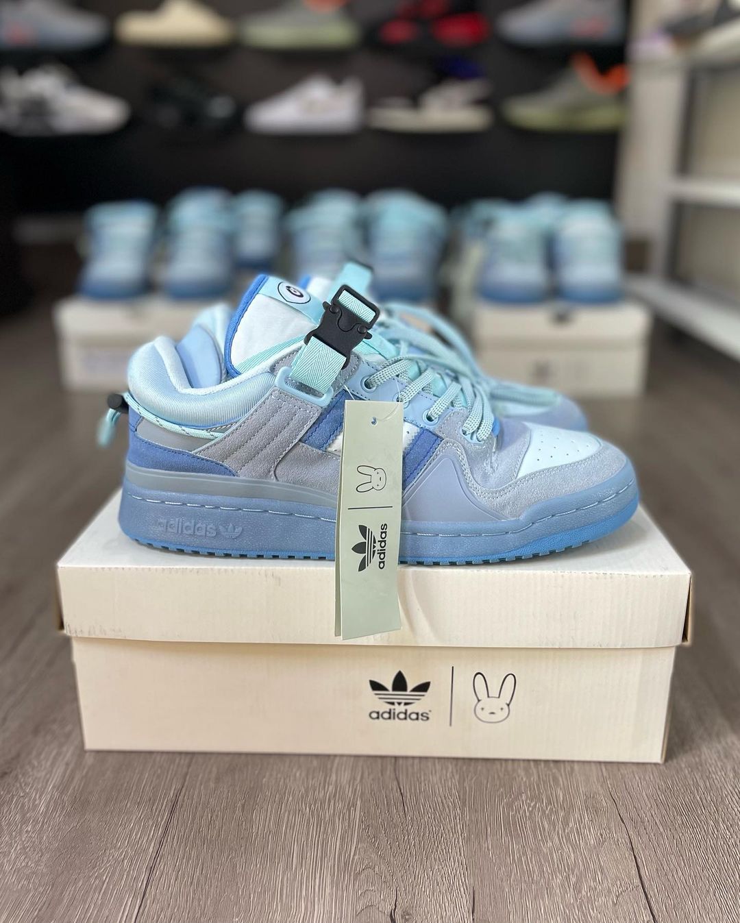 Adidas Forum Buckle Low Bad Bunny Blue Tint (UA QUALITY)