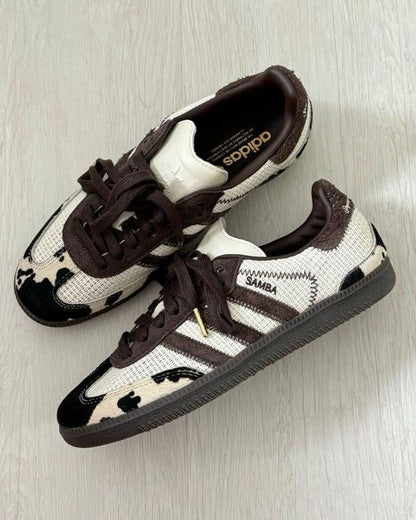 ADIDAS SAMBA X NOTITLE COW PRINT