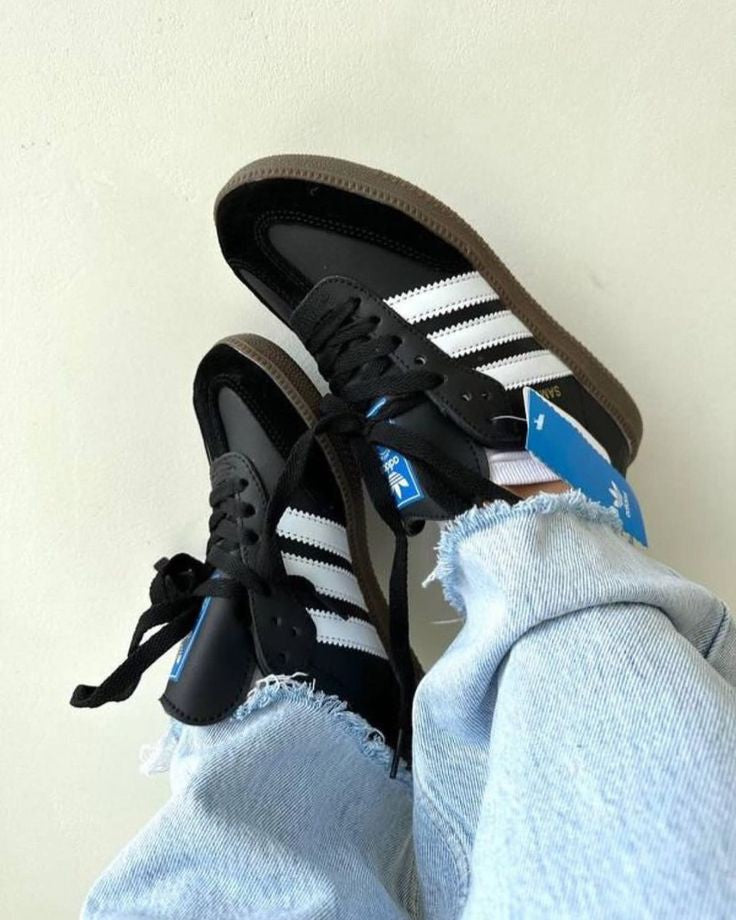 ADIDAS SAMBA BLACK/BROWN SOLE UA QUALITY