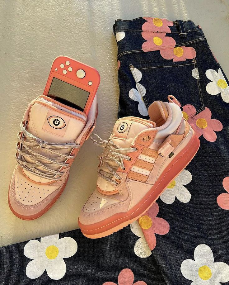 ADIDAS BAD BUNNY FORUM BUCKLE LOW EASTER PINK